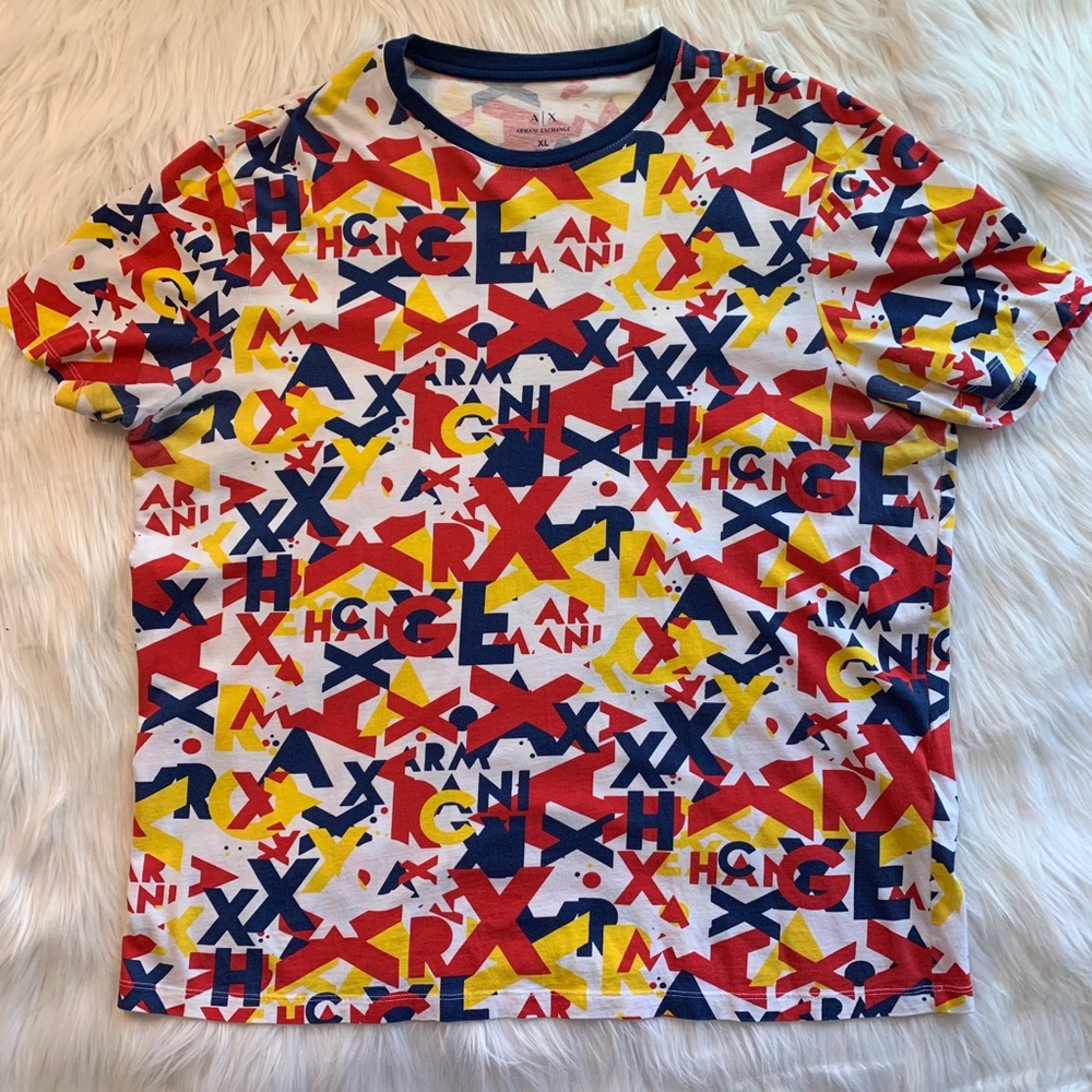 A|X Armani Exchange Graphic Logo Tee - MENS XL